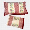 Block Print Floral Double bed Sheet with Pillow