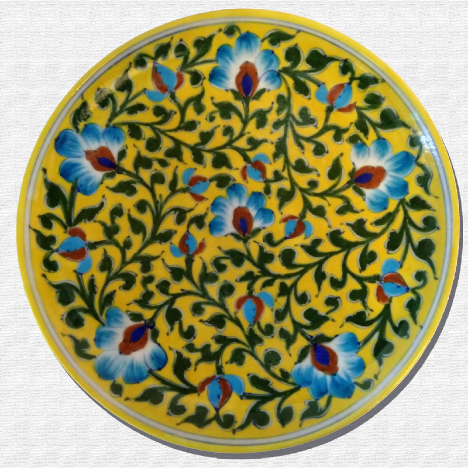 Original Blue Pottery Decorative wall plates