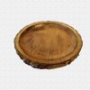 Sheesham Wood Natural Cut Looks Plate 